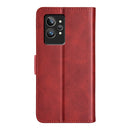 For OPPO Realme GT2 Pro 5G Dual-side Magnetic Buckle Leather Phone Case(Red)