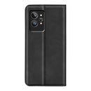For OPPO Realme GT2 Pro 5G Retro-skin Magnetic Suction Leather Phone Case(Black)