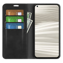 For OPPO Realme GT2 Pro 5G Retro-skin Magnetic Suction Leather Phone Case(Black)