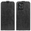 For OPPO Realme GT2 Pro 5G R64 Texture Vertical Flip Leather Phone Case(Black)