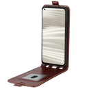 For OPPO Realme GT2 Pro 5G R64 Texture Vertical Flip Leather Phone Case(Brown)