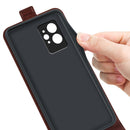 For OPPO Realme GT2 Pro 5G R64 Texture Vertical Flip Leather Phone Case(Brown)