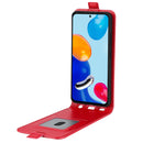 For Xiaomi Redmi Note 11 4G / Note 11S R64 Texture Vertical Flip Leather Phone Case(Red)