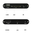 X9 HD Multimedia Player 4K Video Loop USB External Media Player AD Player(UK Plug)