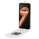 For OPPO Realme 9i R64 Texture Vertical Flip Leather Phone Case(White)