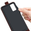 For OPPO Realme 9i R64 Texture Vertical Flip Leather Phone Case(Brown)