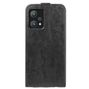 For OPPO Realme 9 Pro / Realme V25 R64 Texture Vertical Flip Leather Phone Case(Black)