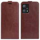 For OPPO Realme 9 Pro / Realme V25 R64 Texture Vertical Flip Leather Phone Case(Brown)