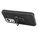 Ring Holder PU Phone Case For Xiaomi 12 Pro(Red)