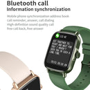 AW18 1.69inch Color Screen Smart Watch, Support Bluetooth Call / Heart Rate Monitoring(Green)