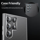 For Samsung Galaxy S22 Ultra 5G ENKAY Aluminium Alloy + Tempered Glass Camera Lens Cover(Silver)