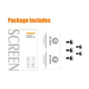 For Samsung Galaxy S22 Ultra 5G ENKAY Aluminium Alloy + Tempered Glass Camera Lens Cover(Silver)