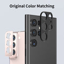 For Samsung Galaxy S22 Ultra 5G ENKAY Aluminium Alloy Camera Lens Protector Full Cover(Black)