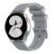 For Huawei Watch 2 20mm Carbon Fiber Striped Silicone Watch Band(Grey)