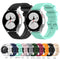 For Garmin Venu SQ 20mm Carbon Fiber Striped Silicone Watch Band(Beige)