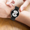 For Garmin Venu SQ 20mm Carbon Fiber Striped Silicone Watch Band(Beige)