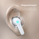JSM-LB518 Bluetooth 5.0 TWS Noise-Cancelling Earphone with Digital Display(White)