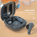 JSM-LB518 Bluetooth 5.0 TWS Noise-Cancelling Earphone with Digital Display(White)