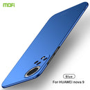 For Huawei Nova 9 MOFI Frosted PC Ultra-thin Hard Phone Case(Blue)