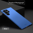 For Samsung Galaxy S22 Ultra 5G MOFI Frosted PC Ultra-thin Hard Case(Blue)