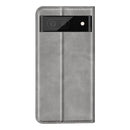 For Google Pixel 7 Retro-skin Magnetic Suction Leather Phone Case(Grey)