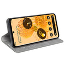 For Google Pixel 7 Retro-skin Magnetic Suction Leather Phone Case(Grey)