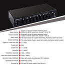B059 10 In 2 Out / 2 In 10 Out 2-Way RCA Switch Audio Frequency Signal Select Shift Device Loudspeaker Box