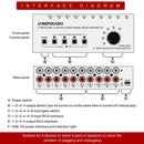 6 In 4 Out RCA Audio Switcher Signal Selector Distribute Device Switch Control