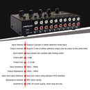 5 In 5 Out Audio Signal Selector Sound Mixing Distribute Device Input Independent Switch