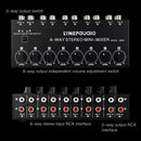 B066 Mini Stereo 8 Channel RCA Non Source Sound Passive Mixer, No Power Supply