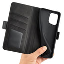 For OPPO Find X5 Dual-side Magnetic Buckle Leather Phone Case(Black)