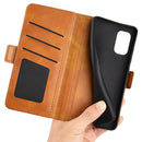 For Nokia G11/G21 Dual-side Magnetic Buckle Leather Phone Case(Yellow)