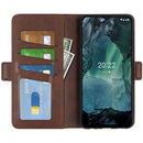 For Nokia G11/G21 Dual-side Magnetic Buckle Leather Phone Case(Brown)