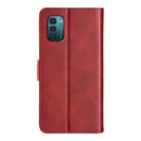 For Nokia G11/G21 Dual-side Magnetic Buckle Leather Phone Case(Red)