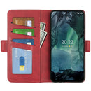 For Nokia G11/G21 Dual-side Magnetic Buckle Leather Phone Case(Red)