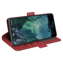 For Nokia G11/G21 Dual-side Magnetic Buckle Leather Phone Case(Red)