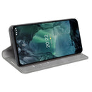 For Nokia G11/G21 Retro-skin Magnetic Suction Leather Phone Case(Grey)
