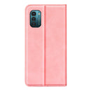For Nokia G11/G21 Retro-skin Magnetic Suction Leather Phone Case(Pink)