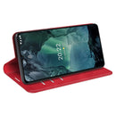 For Nokia G11/G21 Retro-skin Magnetic Suction Leather Phone Case(Red)