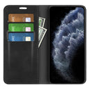 For TCL 30 SE/305/306 Retro-skin Magnetic Suction Leather Phone Case(Black)