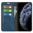 For TCL 30 SE/305/306 Retro-skin Magnetic Suction Leather Phone Case(Dark Blue)