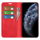 For TCL 30 SE/305/306 Retro-skin Magnetic Suction Leather Phone Case(Red)