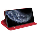 For TCL 30 SE/305/306 Retro-skin Magnetic Suction Leather Phone Case(Red)