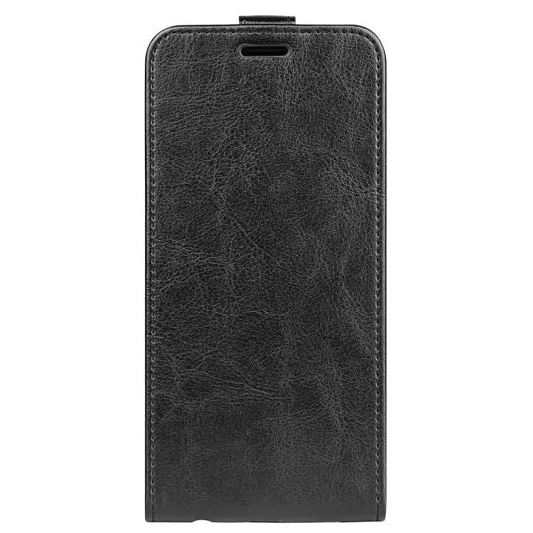For TCL 30 SE/305/306 R64 Texture Single Vertical Flip Leather Phone Case(Black)