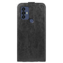 For TCL 30 SE/305/306 R64 Texture Single Vertical Flip Leather Phone Case(Black)