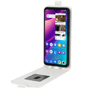 For TCL 30 SE/305/306 R64 Texture Single Vertical Flip Leather Phone Case(White)