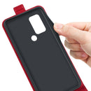 For TCL 30 SE/305/306 R64 Texture Single Vertical Flip Leather Phone Case(Red)