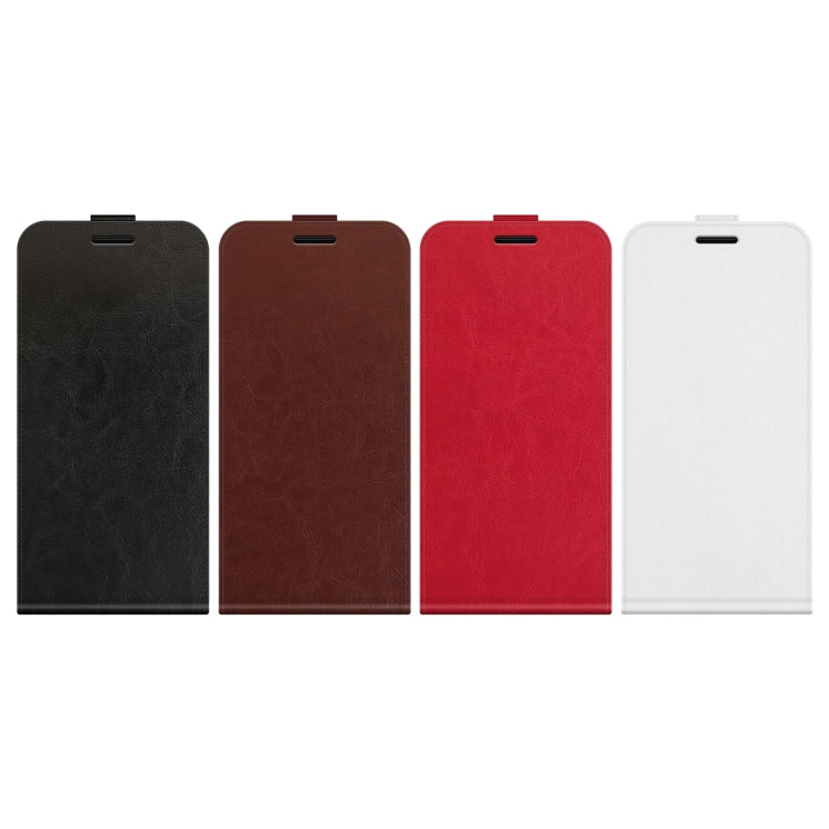 For TCL 30 SE/305/306 R64 Texture Single Vertical Flip Leather Phone Case(Black)