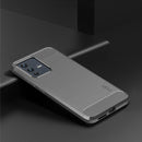 For vivo V23 Pro /S12 Pro MOFI Gentleness Series Brushed Texture Carbon Fiber Soft TPU Phone Case(Gray)