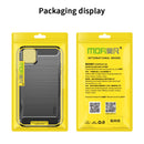 For vivo V23 Pro /S12 Pro MOFI Gentleness Series Brushed Texture Carbon Fiber Soft TPU Phone Case(Gray)